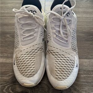 Nike Air Max 270 Light Gray and Black Sneakers